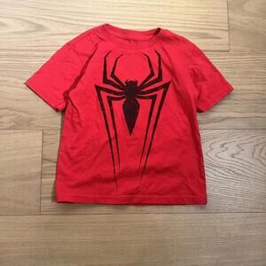 Marvel Spider-Man Red Graphic T-Shirt – Kids XS (4–5)
